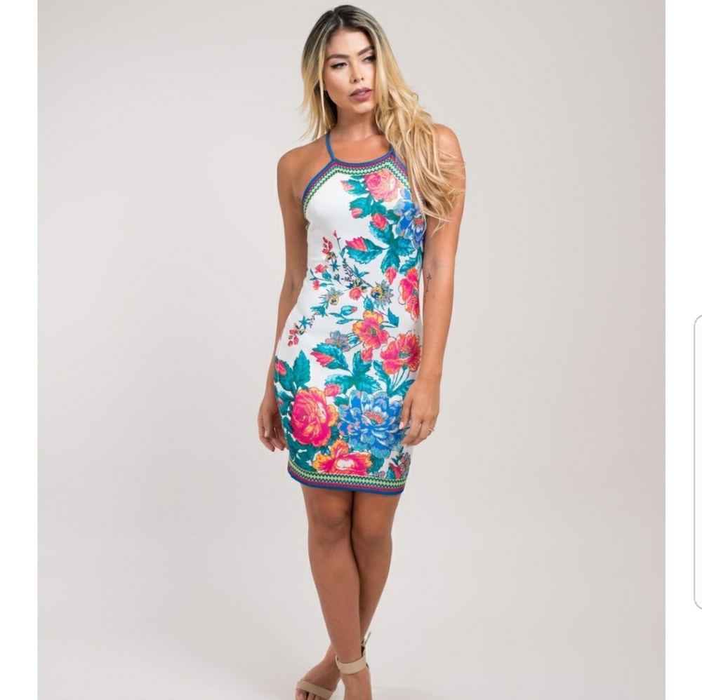 Floral print dress